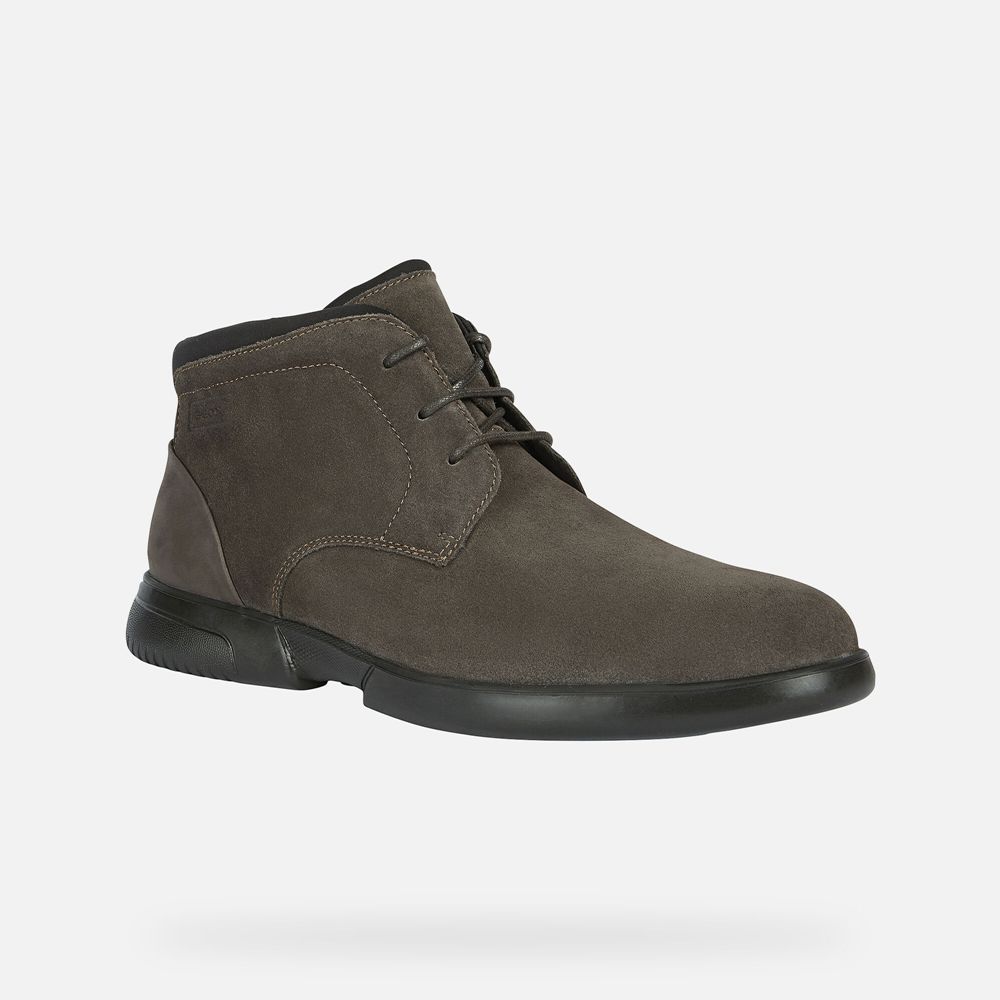 Sapatos Casuais Geox Homem Verde Escuro Oliva - Smoother - NBUHL1795